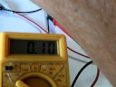 this is a solid state radiant energy battery charger being run using a step down adjustable switching voltage regulator to control the energy drain from a power source.