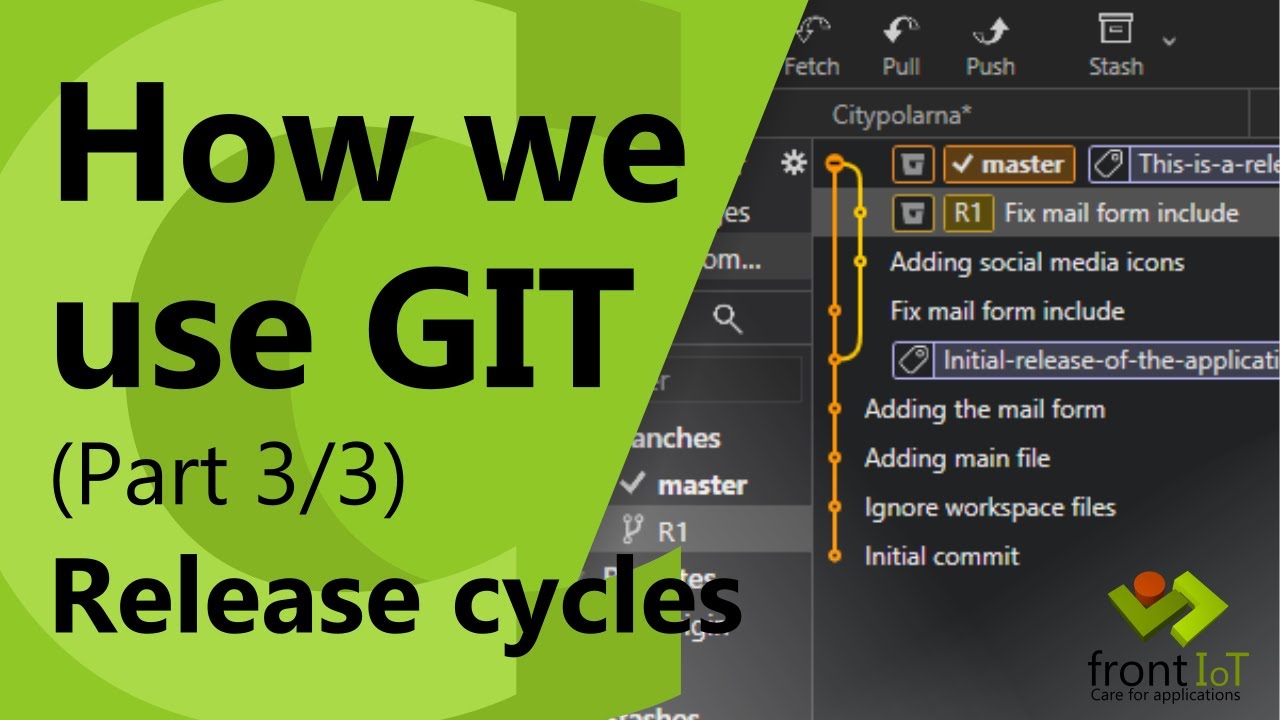 Working with GIT (3/3) - Release cycles