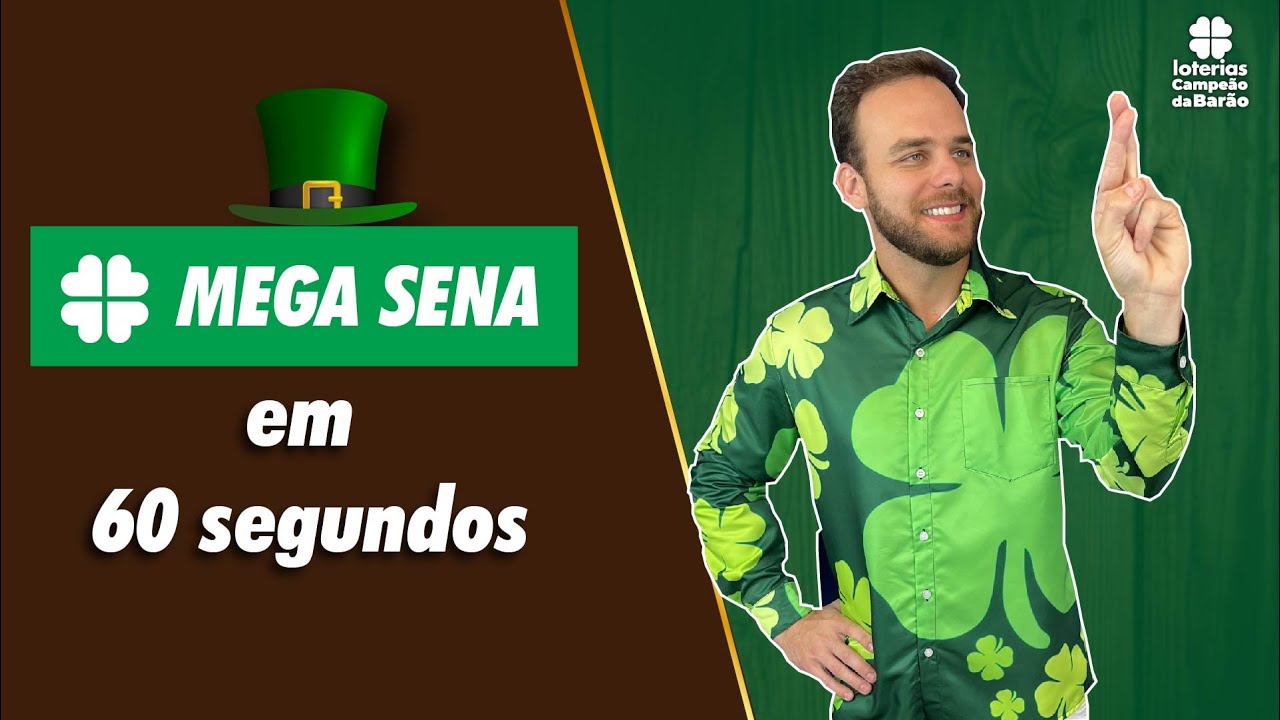MEGA SENA em 60 SEGUNDOS | Como funciona? Como apostar? 🍀
