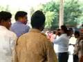 ShivSena Protests Santacruz airport, bombay