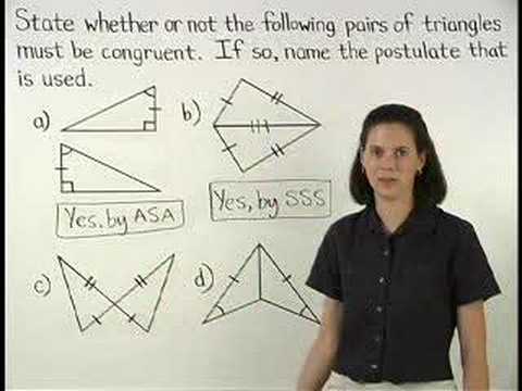 how to prove shapes are congruent