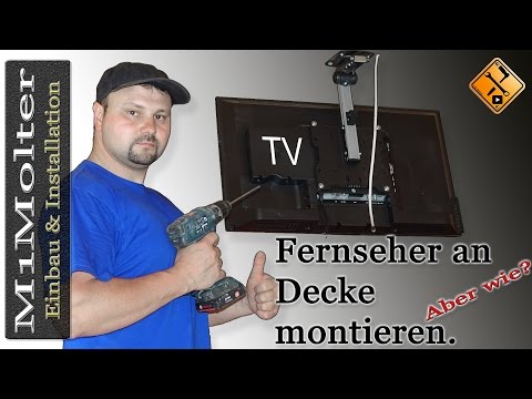 TV unter Decke montieren - so geht's von M1Molter