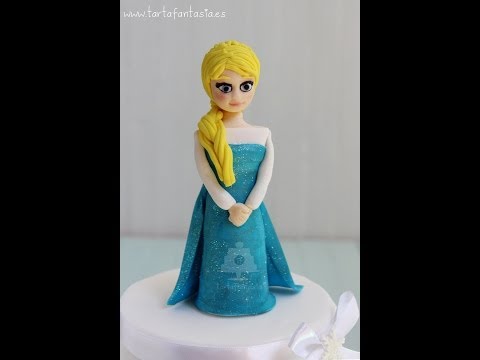 pasta de goma - En este vídeo os enseño a modelar a la Reina Elsa de la película Frozen. En esta primera parte podéis ver como hago la cabeza y el cuerpo con pasta de goma, ...