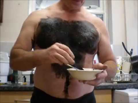 how to dye chest hair