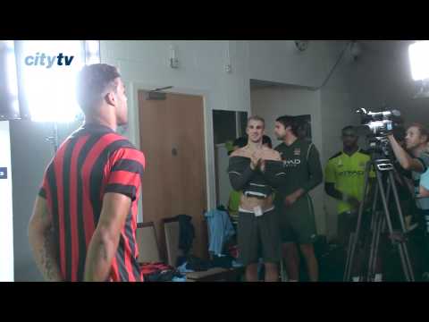 mcfcofficial - In this episode Sky Sports film their player line-ups, Micah is Question of Sport's mystery guest and Vincent, Joleon and AJ have a special photoshoot at Kip...
