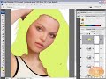 change hair color: brunette to blonde photoshop cs3 tutorial