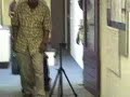 Blind man walking