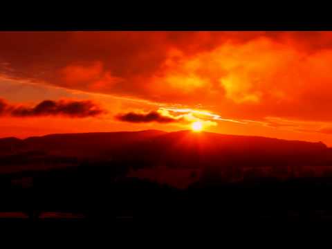 Lever du soleil depuis le plateau ardéchois
