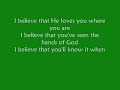 Mark Shultz - Back in His Arms Again (with Lyrics)