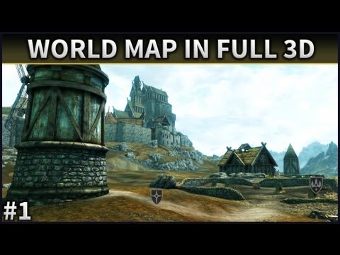 how to zoom in skyrim map