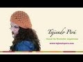 Boina floja o caida en dos agujas (Slouchy knit beret) Parte 1