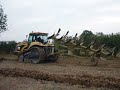 cat challenger ploughing north downs kent uk cat challenger ploughing north downs kent uk
