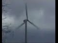Wind turbine explodes