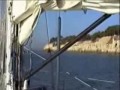 vela- Ormeggio molto rischioso nei calanchi