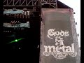 AIRBOURNE GODS OF METAL 2008 pazzia sul tetto del GODS