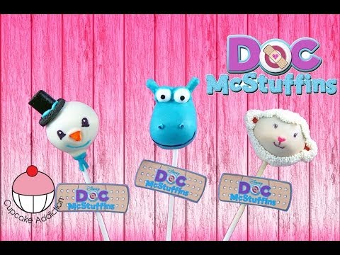 DOC MCSTUFFINS Cake Pops - Make Disney Cakepops - A Cupcake Addiction How To Tutorial