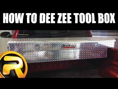 how to fasten toolbox to truck