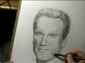 Terminator is coming back (Schwarzenegger`s speed-drawing portrait)