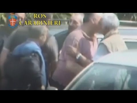 Secret mafia initiation ceremony filmed by hidden camera