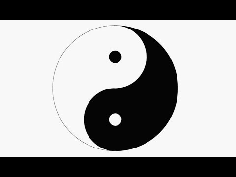 how to draw yin yang symbol