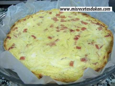 Prepara un sabroso quiche de jamón y queso