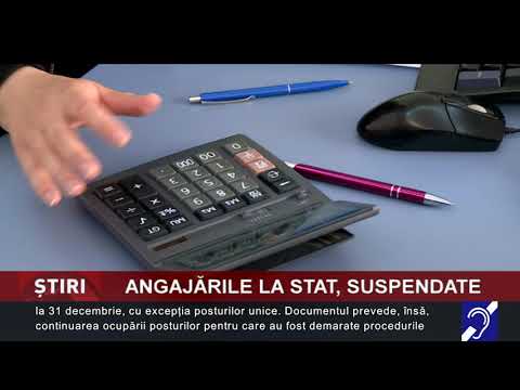 Angajările la stat, suspendate