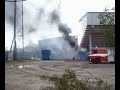Fikse containerbrand bij Cambuur stadion