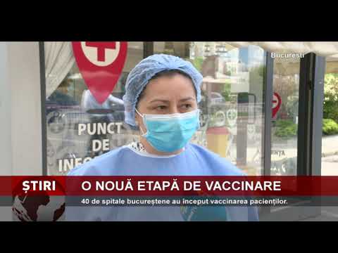 40 de spitale bucureștene au început vaccinarea pacienților