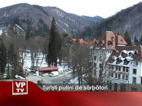 Turişti puţini de sărbători