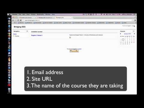 how to self enroll in moodle