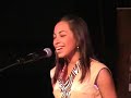 Karina sings at the UN