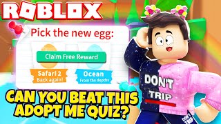 Can You Beat This Adopt Me Quiz Roblox Minecraftvideos Tv