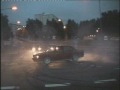 Alpina B10 3.5 (E28) makes a burnout at intersection.