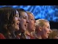 outstanding british girl choir cantamus performing. check my sites http://www.classicalrelatedperformances.com/ and http://groups.msn.com/youngclassicalperformers for many more similar videos.

(if the exact identical video has been published elsewhere, it is because it was 'borrowed' from my classicalrelatedperofromances site)