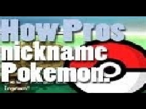 how to re nickname pokemon