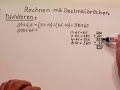 Division von Dezimalbr�chen