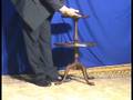 Mahogany Two Tiered Occasional Table Mi67