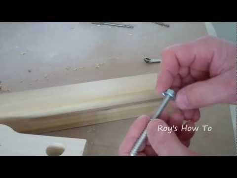 how to fasten handrail to newel post