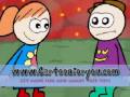 The dog needs to pee Cute Cartoon