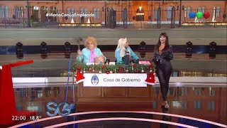 Moria Casán desafió a la empleada pública - Susana Giménez