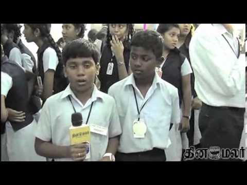 thinamalar - Dinamalar video on Kannae Nalamaa? - Eye Care Awareness Exhibition conducted at Aravind Eye Hospital, Madurai.