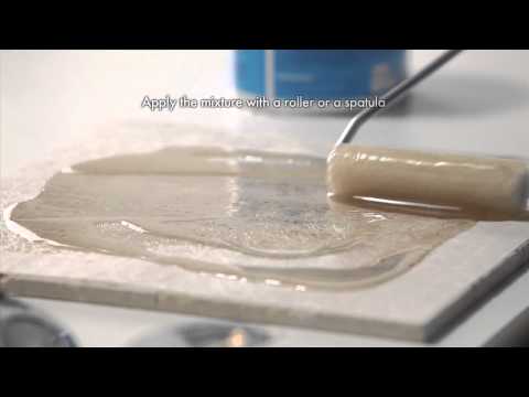 how to fill travertine