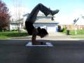 Acrobatic arm stand