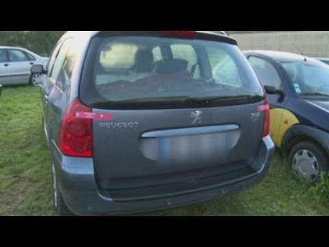 Starving baby found in car boot in France