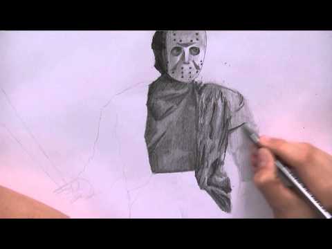 how to draw jason x