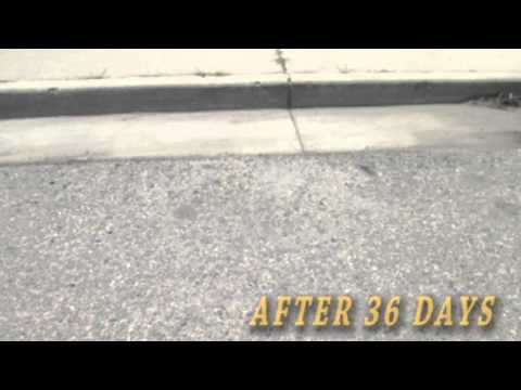 how to clean oil leak on driveway