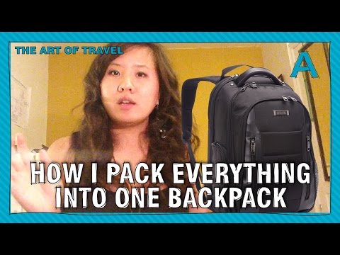how to pack efficiently for a trip