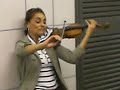 Violinist plays Paris Metro - beauty ignored