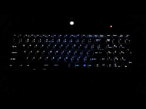 how to on laptop keyboard light