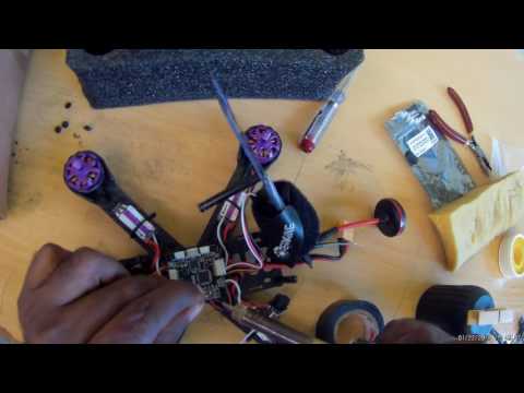 Installing a lost quad buzzer to Eachine wizard by a novice